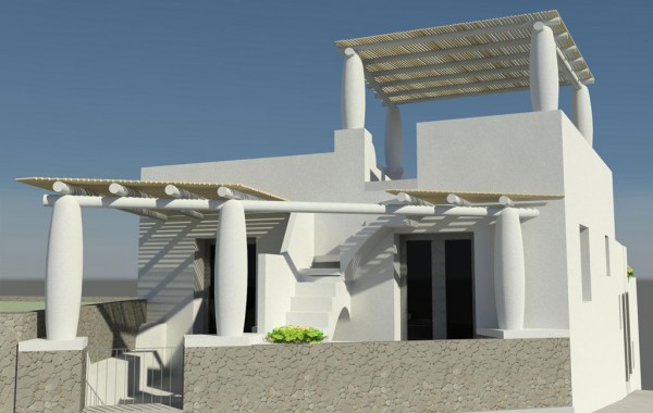Progetto per la ristrutturazione di un immobile residenziale in localita’ Piscita’ di Stromboli isola di Stromboli – Lipari