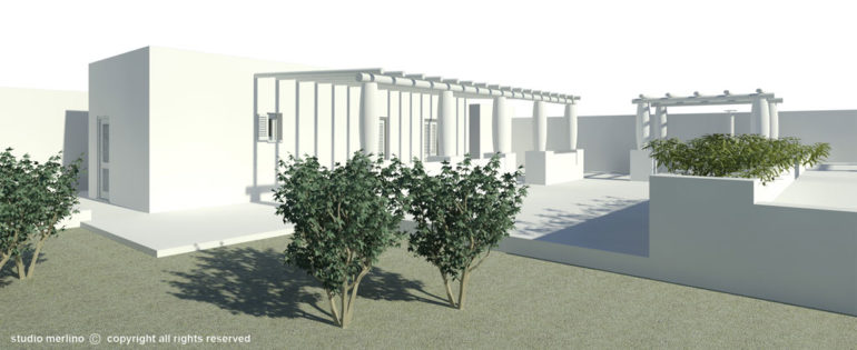 Progetto per la ristrutturazione di un immobile in localita’ Quattropani  – Lipari